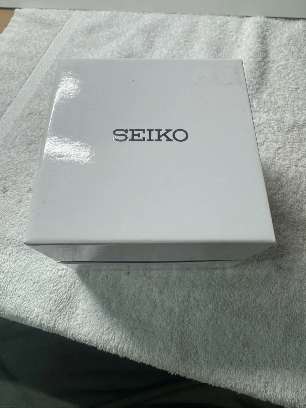#151 Seiko Two-Tone Gray Dial Men’s Watch with Gold Accents